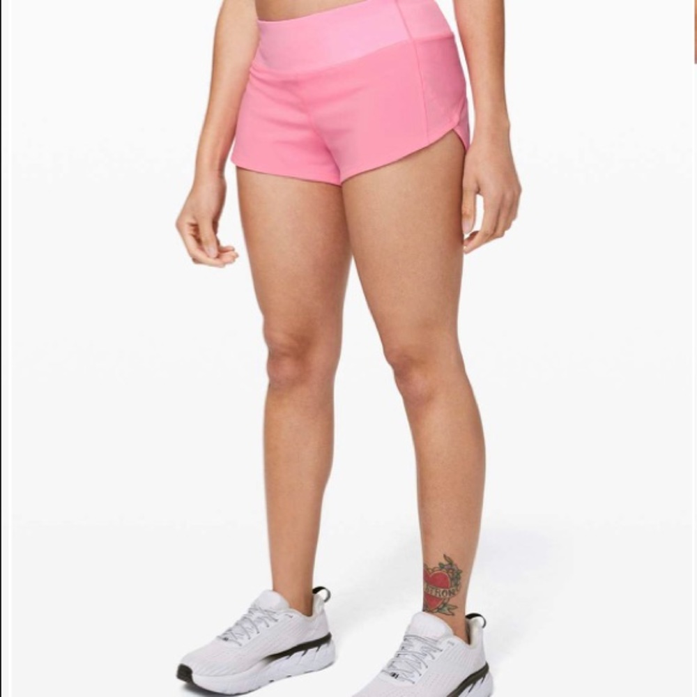 Speed up low rise lined short 2.5 size 4